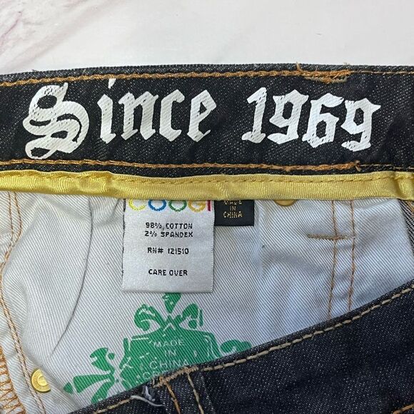 COOGI | Women’s Luxury Dark Wash Gold Stitch Jeans 5/6 - Picture 8 of 9